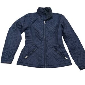 The North Face Women's Navy Quilted Puffer Jacket
